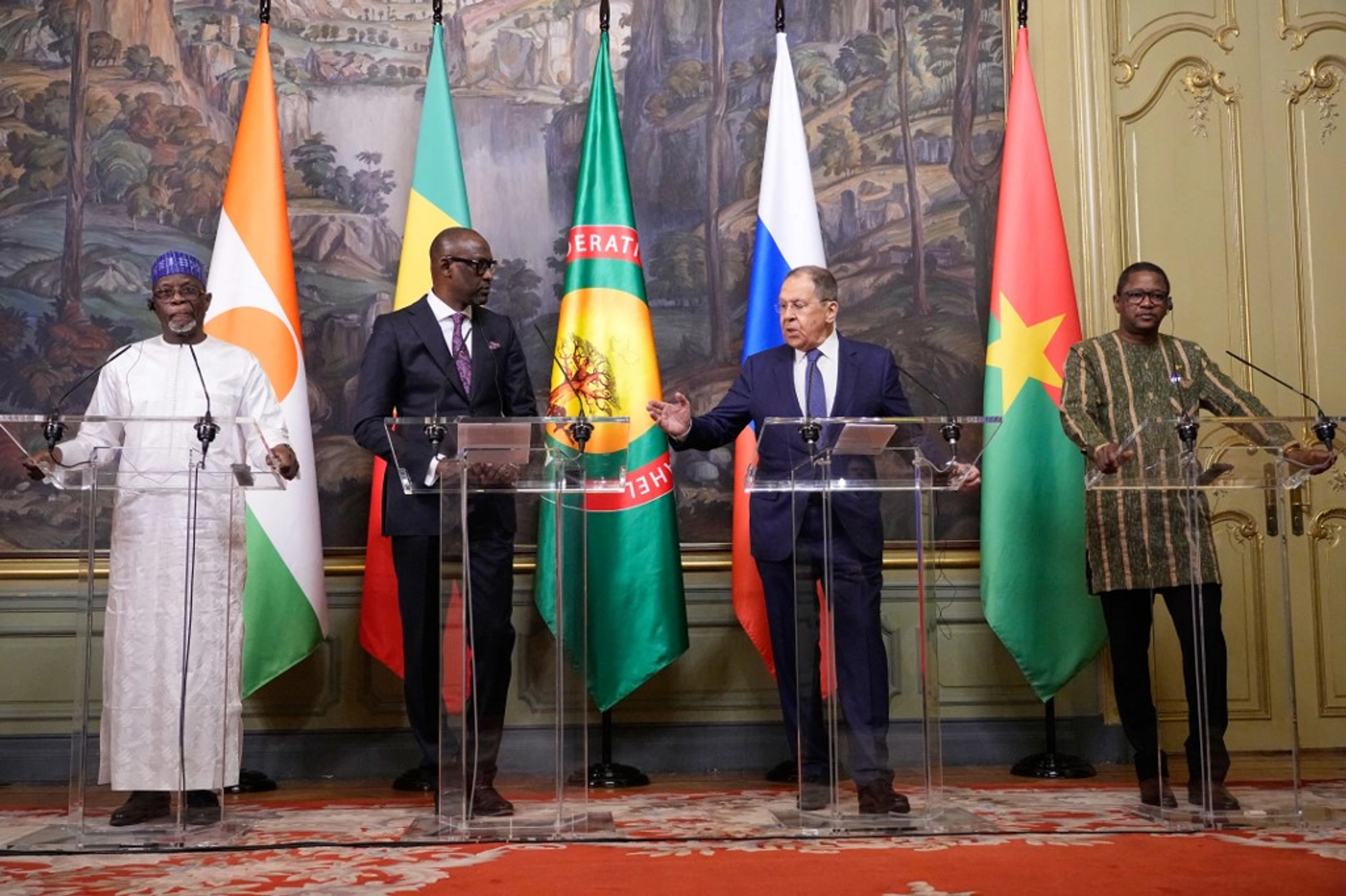 Russia, African Juntas Blast Ukraine as They Deepen Ties