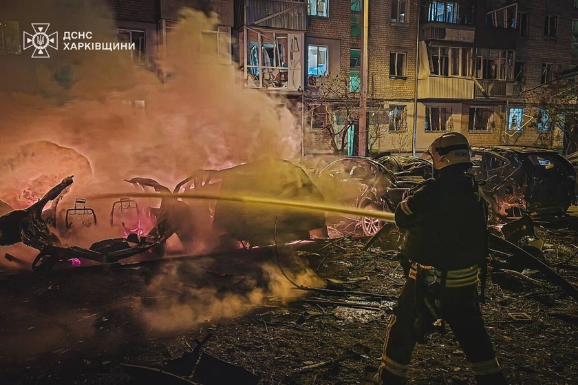 Five Dead, Dozens Injured in Russia Drone Strikes on Kharkiv