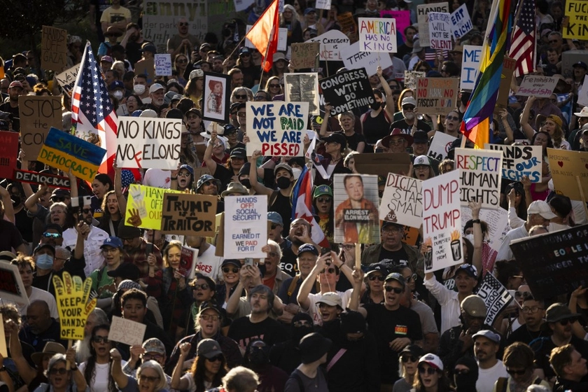 Anti-Trump Rallies Draw Thousands Across the US