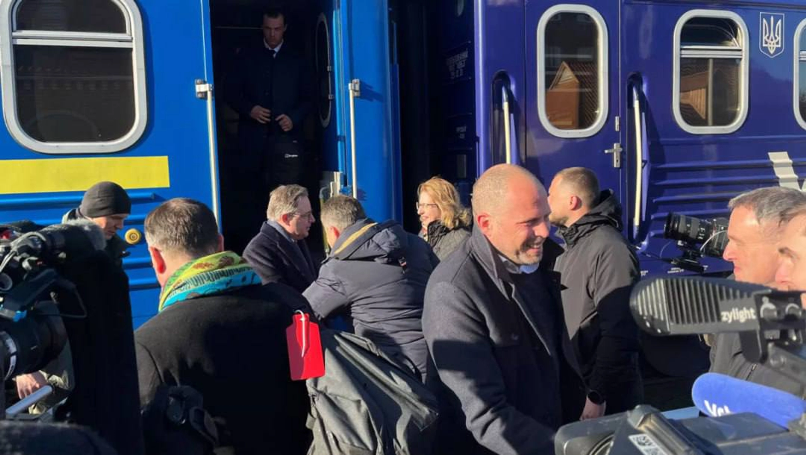 Belgian Prime Minister, Foreign Minister and Defense Minister Arrive in Kyiv