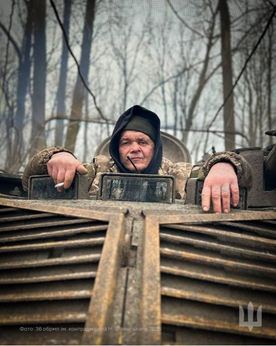 Marine, assault vehicle driver, 36th Marine Brigade.