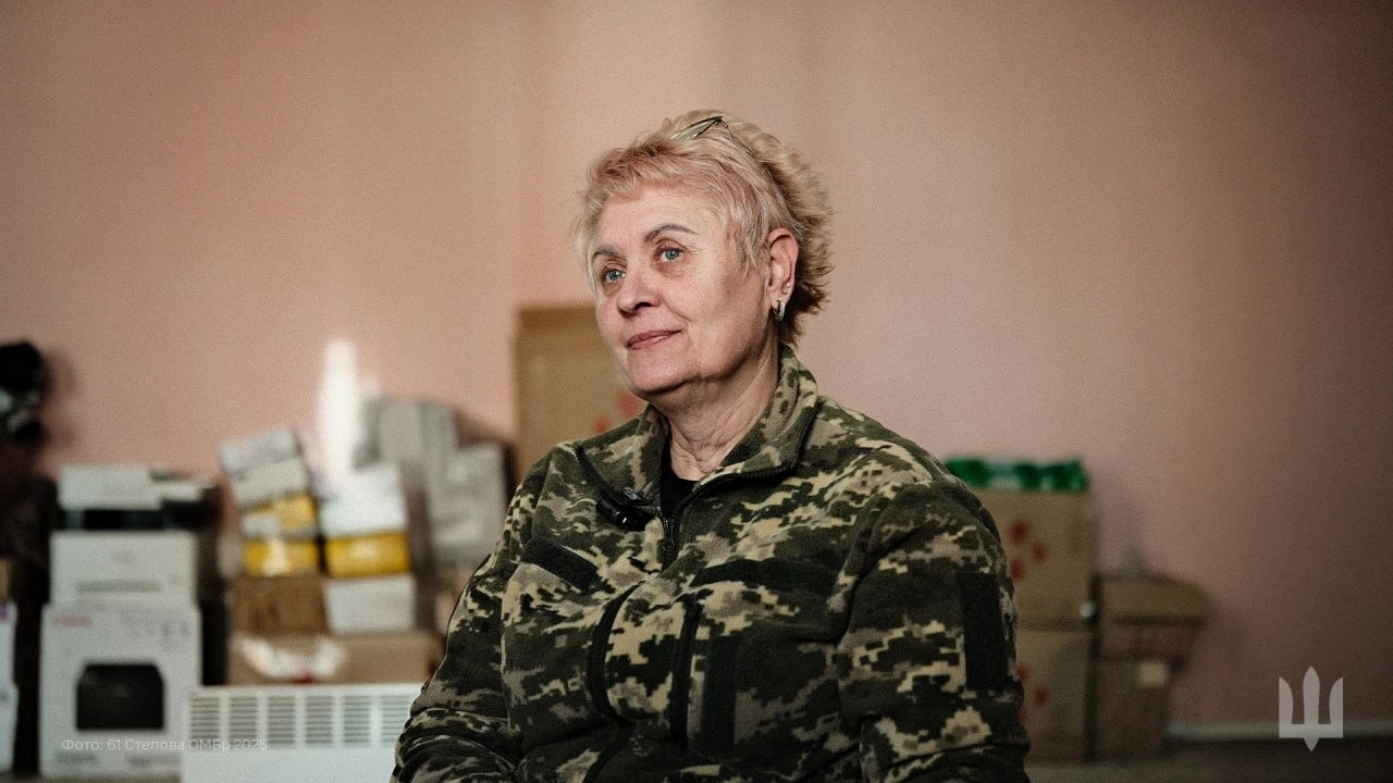 Liliya, accountant/supply specialist, 61st "Steppe" Mechanized Brigade.