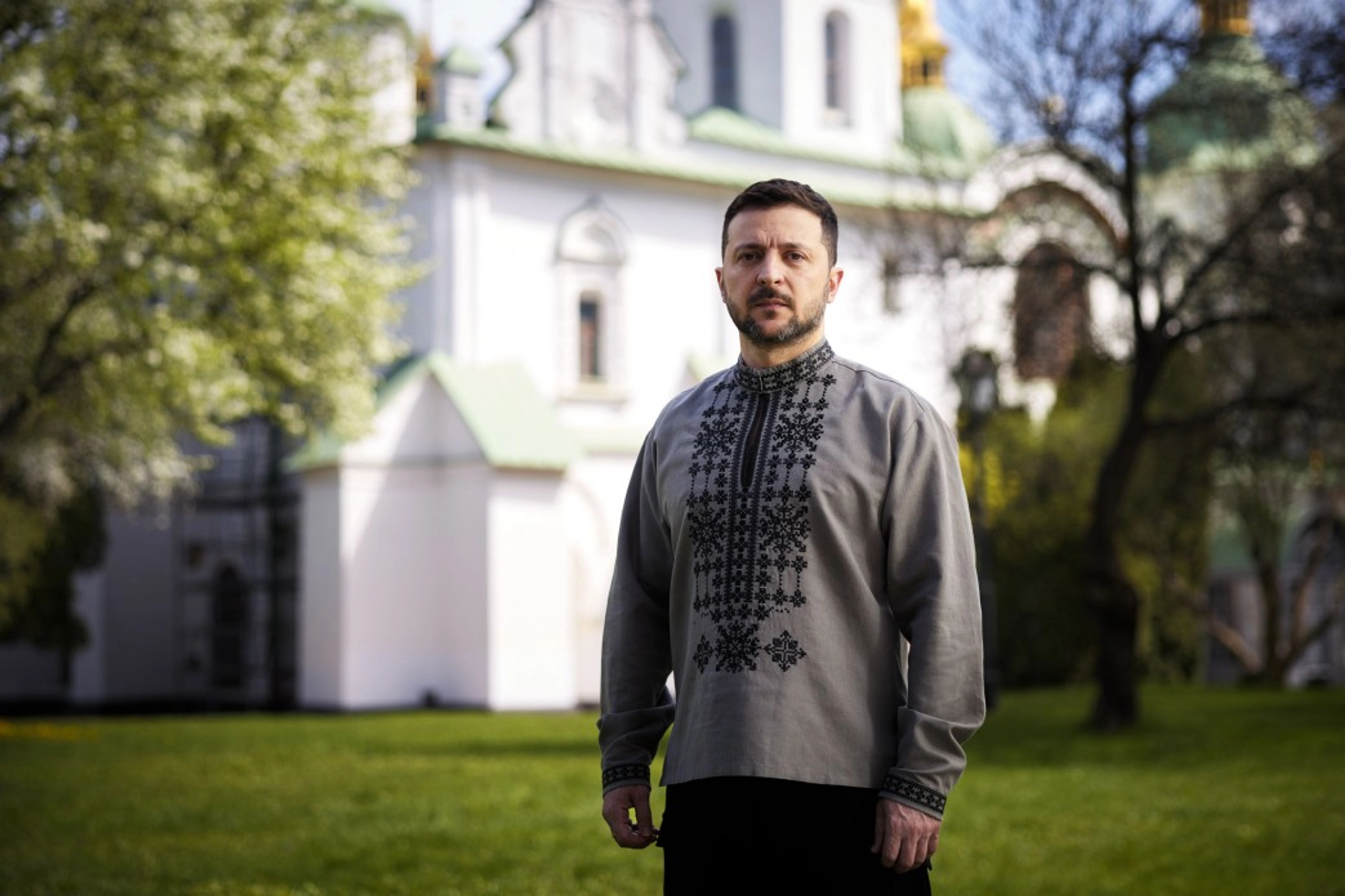 Ukrainian President Zelensky Marks Easter With Speech on Unity, Faith