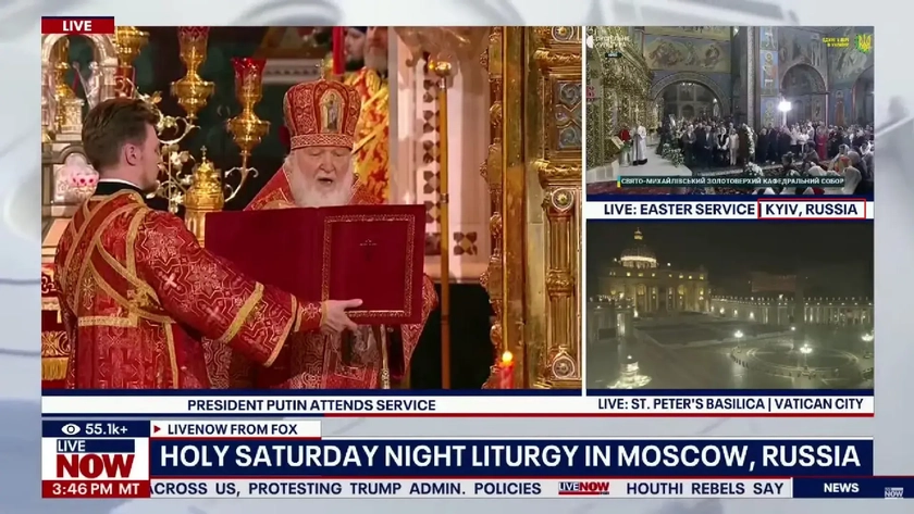FOX Under Fire for Misidentifying Kyiv as Part of Russia in Easter Coverage