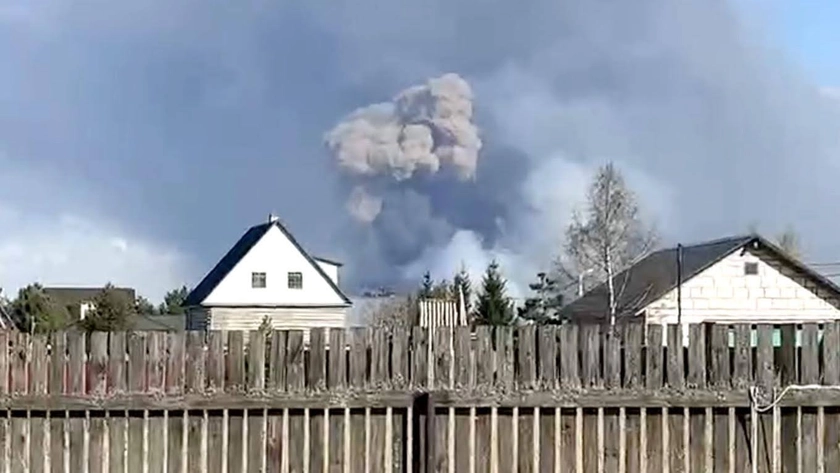 Ukraine Alludes to Attack on Major Russian Ammunition Depot