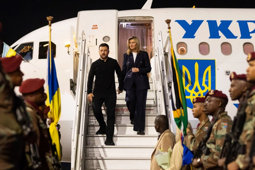 Зеленський вперше прибув до ПАР на переговори з Рамафосою