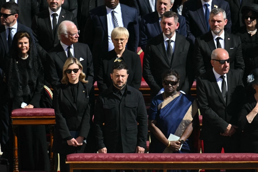 Zelensky Arrives in Rome for Pope Funeral, May Meet With Trump