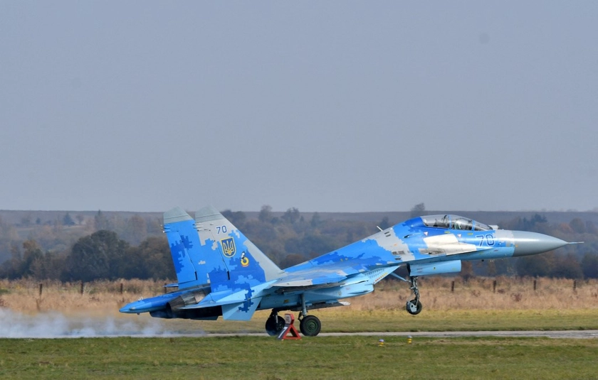 Україна втратила винищувач Су-27 під час відбиття дронової атаки