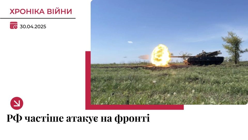Хроніка війни в Україні. 1 травня: ЗСУ відбивають спроби наступу Росії