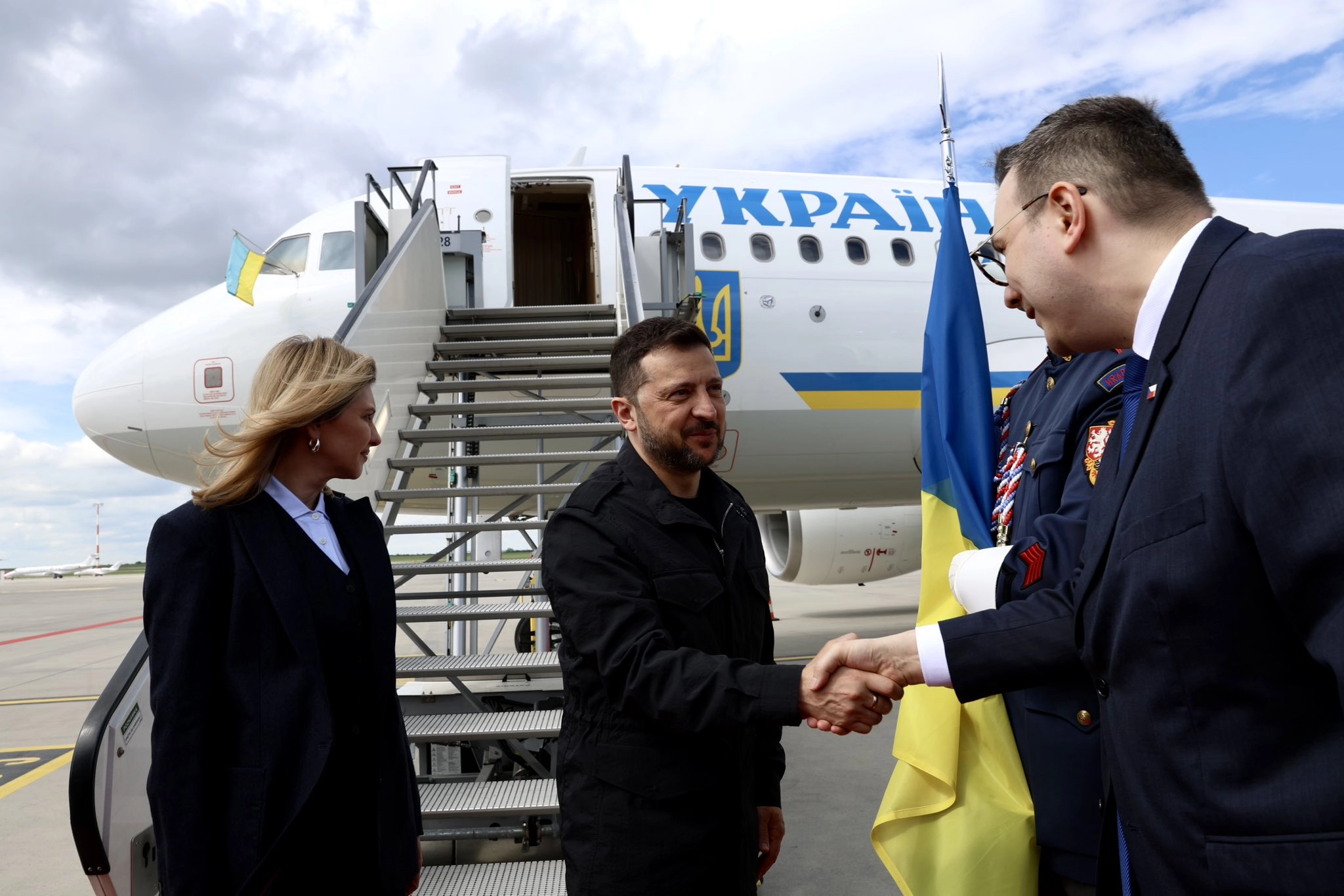 Володимир Зеленський прибув до Чехії