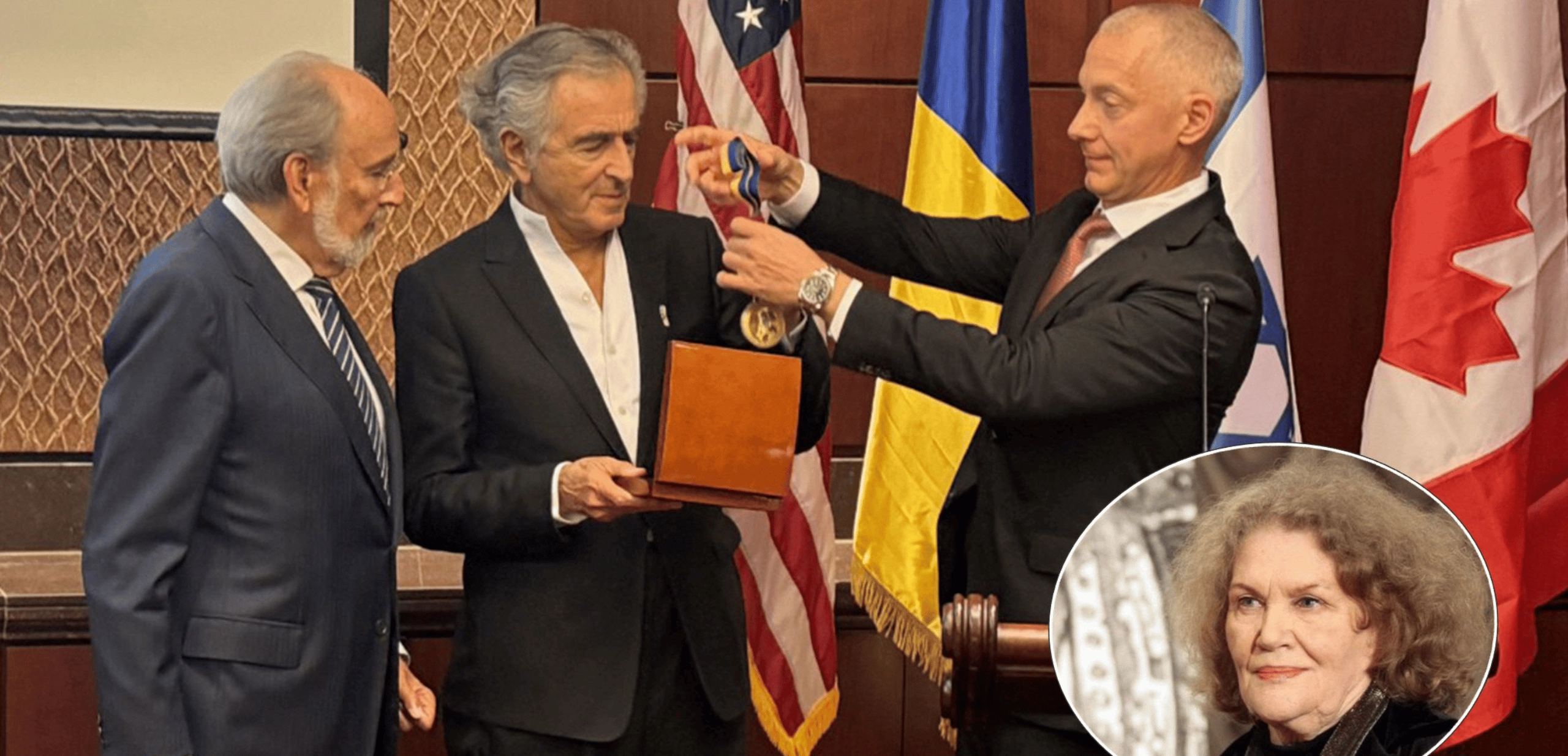 У Вашингтоні Бернар-Анрі Леві та Ліна Костенко отримали Премію Шептицького