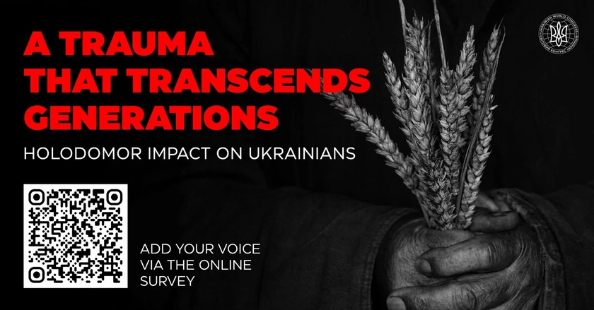 Світовий Конґрес Українців закликає пройти опитування про Голодомор