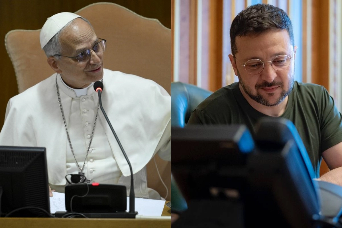 Zelensky Holds First Talks With Pope Leo XIV, Invites Him to Ukraine