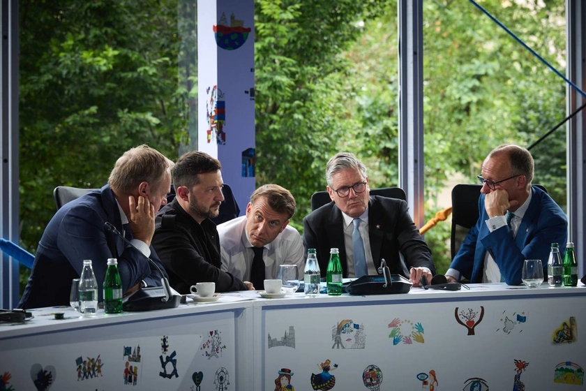 Зеленський та лідери Європи поспілкувалися телефоном із Трампом