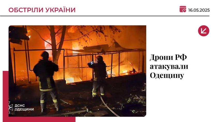Російські безпілотники налетіли на Одещину: є постраждалі
