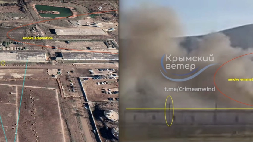 Explosions Rock Russian Bases in Crimea, Partisans Report Casualties