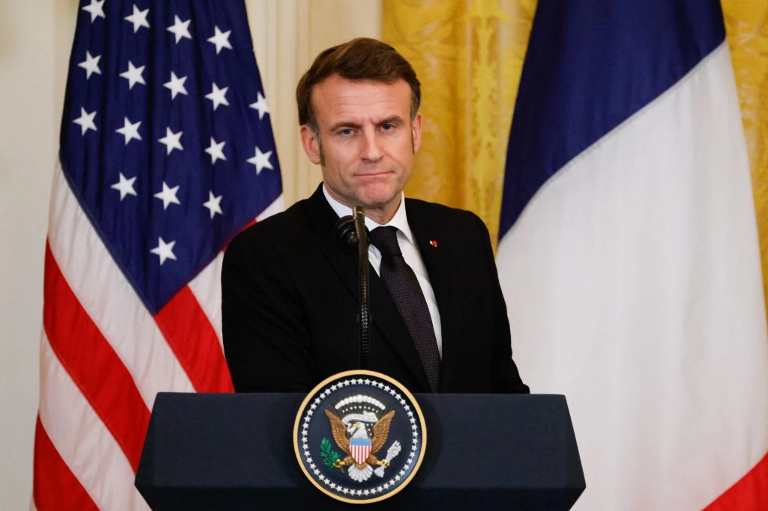 Trump Will ‘React’ to Putin’s Ukraine ‘Cynicism’ Macron Thinks