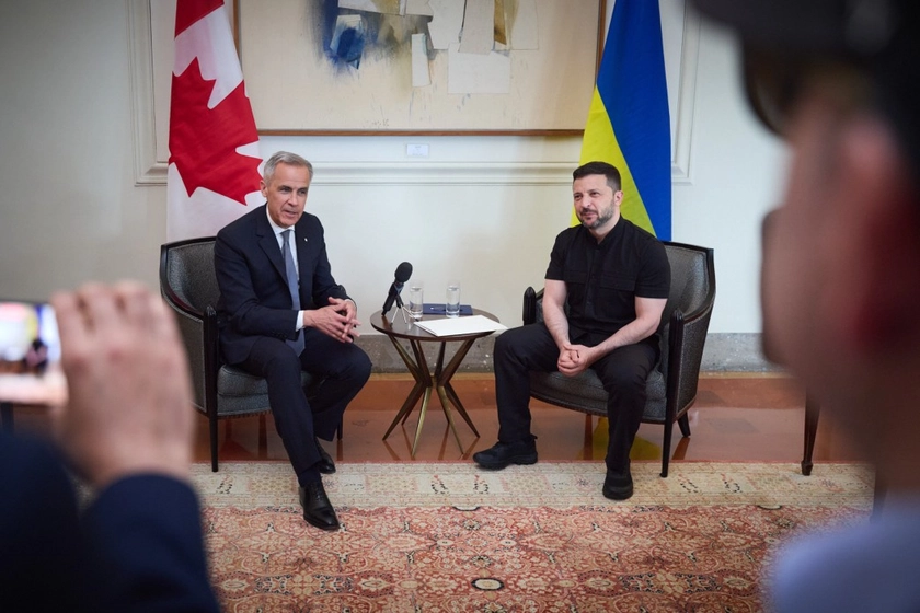 Zelensky Meets With Leaders of Canada, Switzerland in Rome