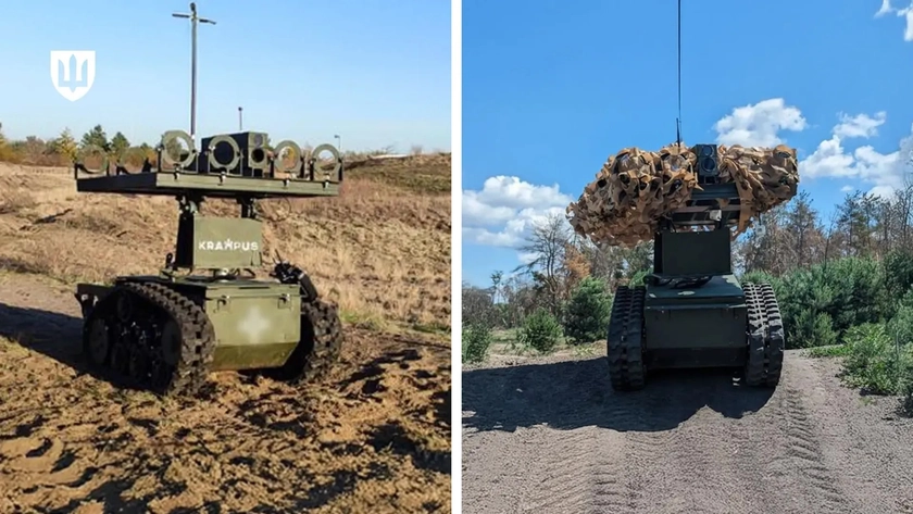 Ukraine Military Approves Flame-Throwing Ground Drone for Combat