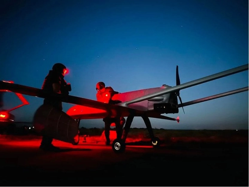 Ukrainian special operators prep a Lyutiy long-range drone for a strike against a target inside Russia. Illustrative image by: Zakhid.net. Ukrainian special operators prep a Lyutiy long-range drone for a strike against a target inside Russia. Illustrative image by: Zakhid.net.