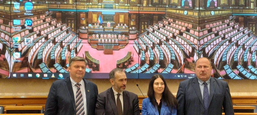 В Італії українці закликали сенат підтримати політв’язнів режиму Путіна