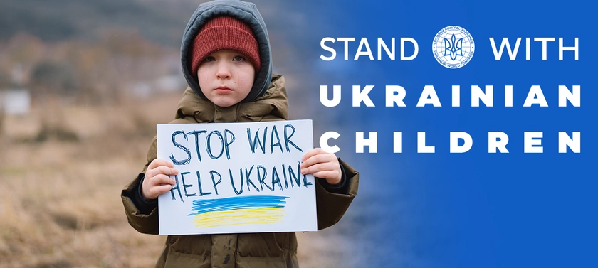 Світовий Конґрес Українців запускає кампанію Stand With Ukrainian Children