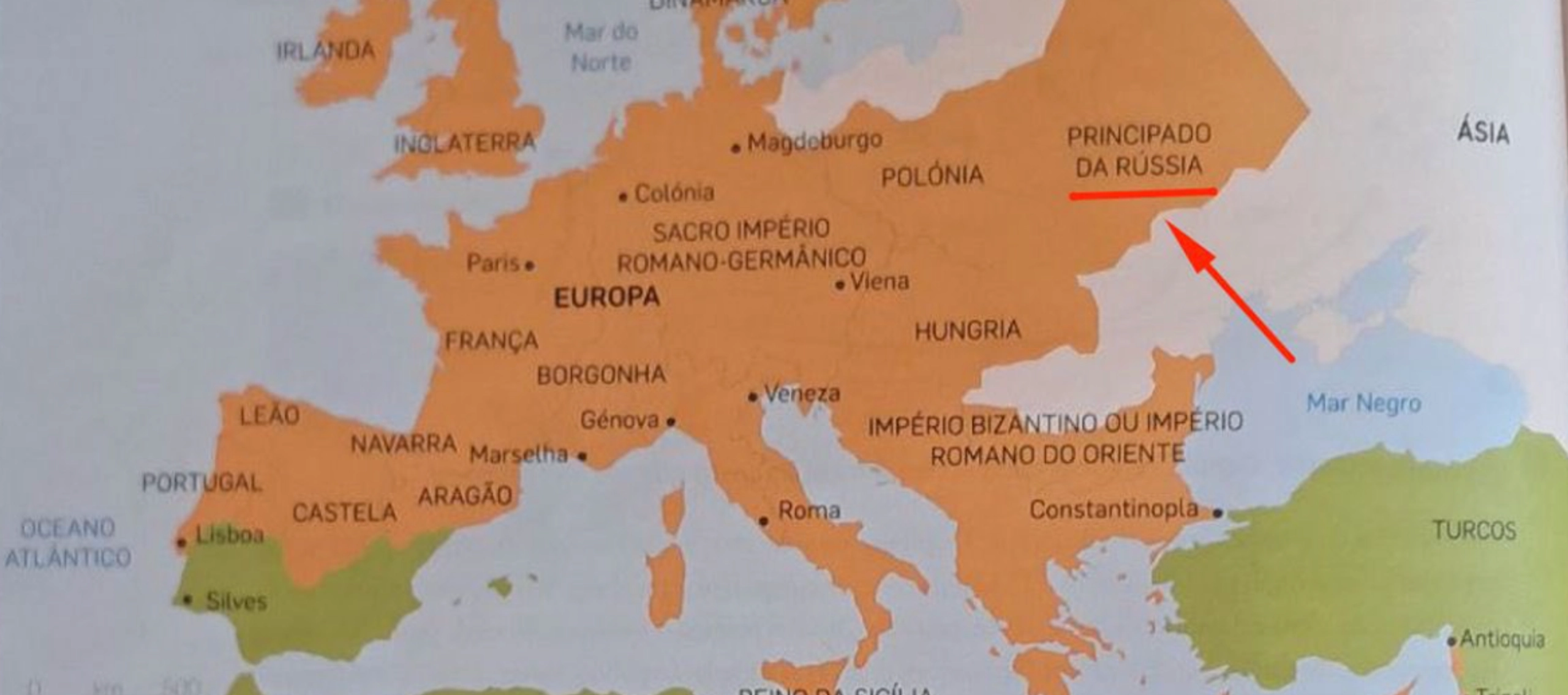 Українці Португалії закликали виправити шкільний підручник, де Крим — російський