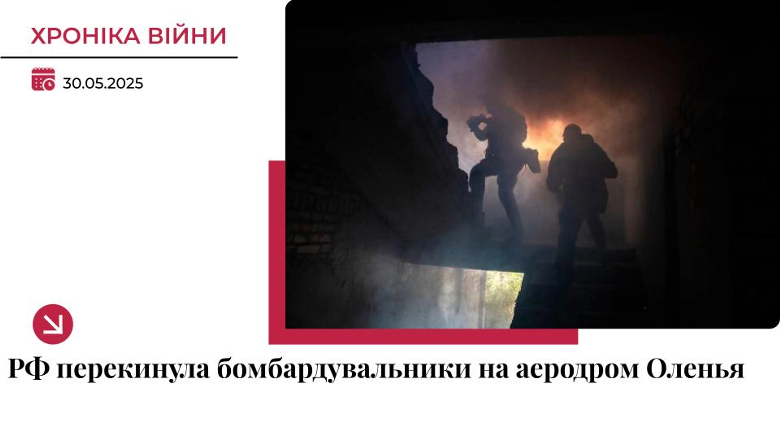 Хроніка війни в Україні. 30 травня: РФ перекинула 40 бомбардувальників на аеродром Оленья