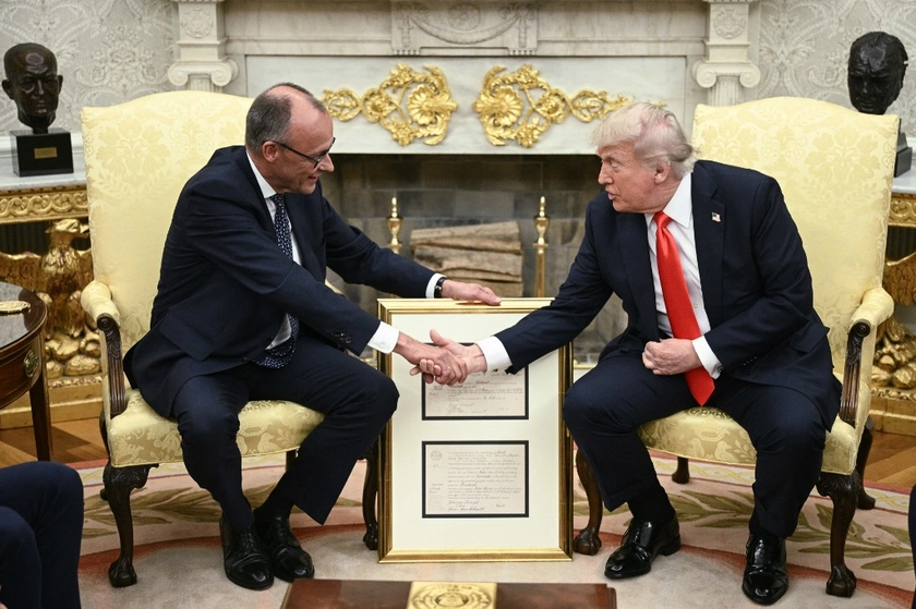 ‘Don’t Do It. You Shouldn’t Do It’, Trump Says He Told Putin About Retaliation, as Merz Asks Him to Pressure Russia