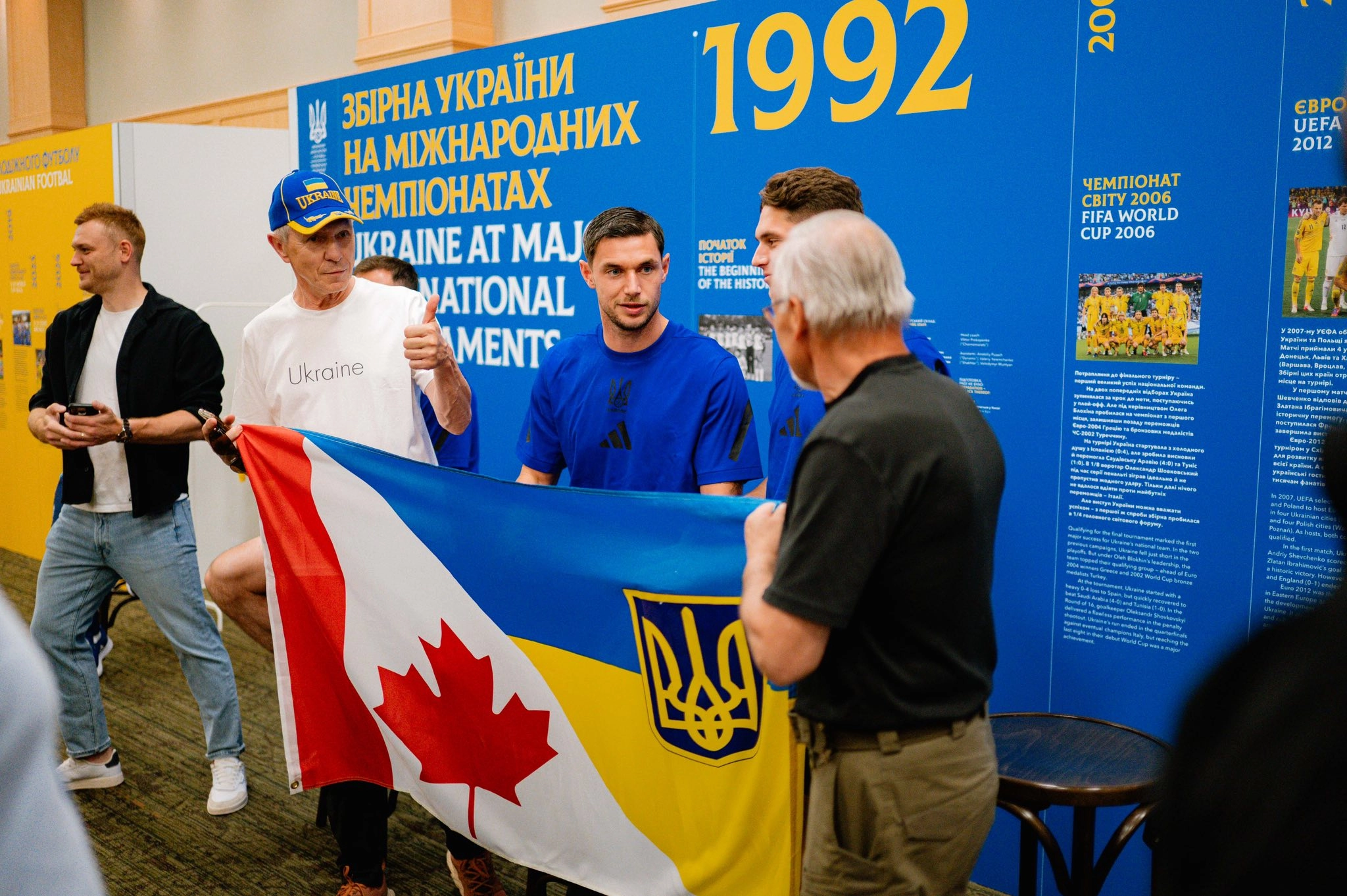 Зустріч української діаспори з національною збірною України з футболу. Фото: Українська Асоціація Футболу/Facebook