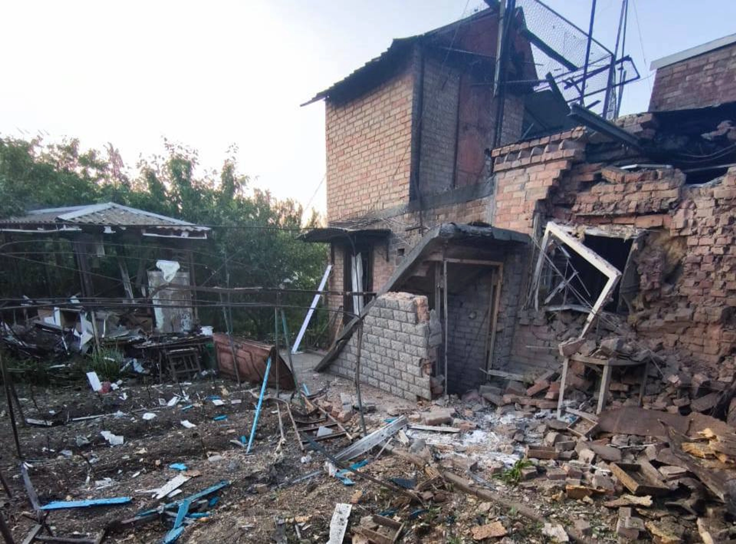 Russian Overnight Strikes on Central Ukraine