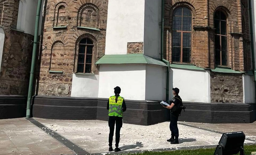 ‘They Struck at the Heart of Our Identity’: Russian Attack Damages Kyiv’s St. Sophia Cathedral