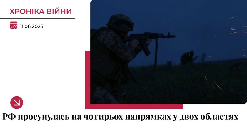 Хроніка війни в Україні. 11 червня: Росіяни просунулися на чотирьох напрямках фронту
