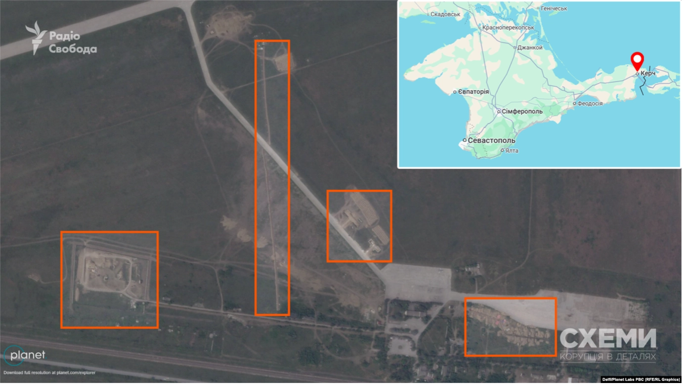 Russia Builds Drone Warbase at Former Civil Airport in Occupied Crimea