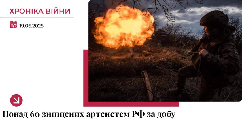 Хроніка війни: ЗСУ знищили понад 60 артсистем армії РФ за добу