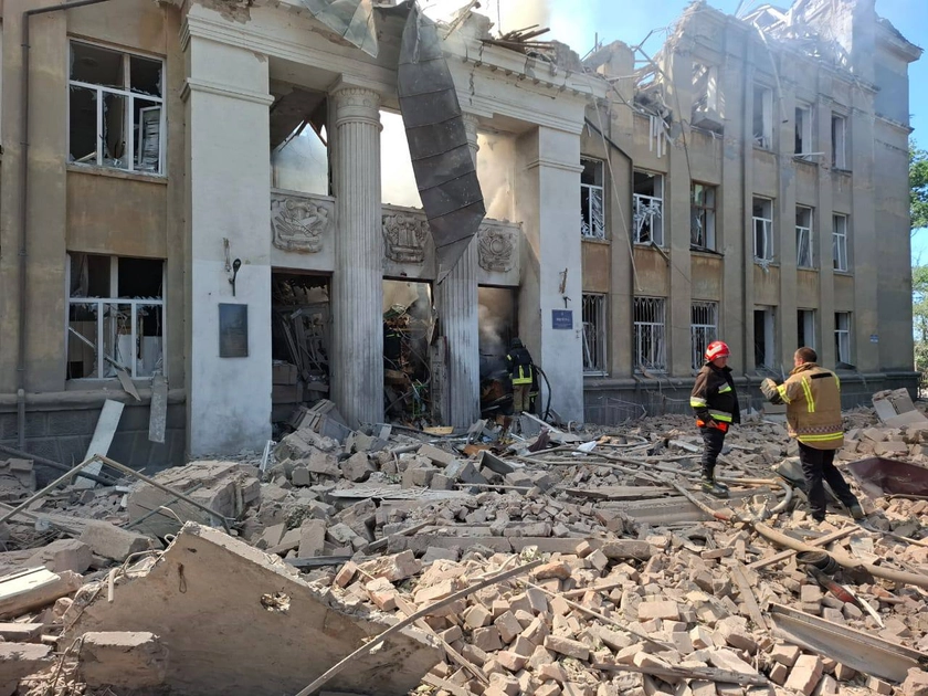 Russian Missile Strike on Odesa School Kills 2