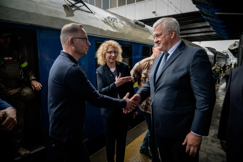 Polish President Duda Arrives in Kyiv on Official Visit