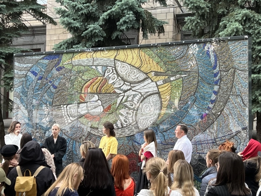 The ‘Boryviter’ (Kestrel) Mosaic – Symbol of Ukraine’s Energy and Courage