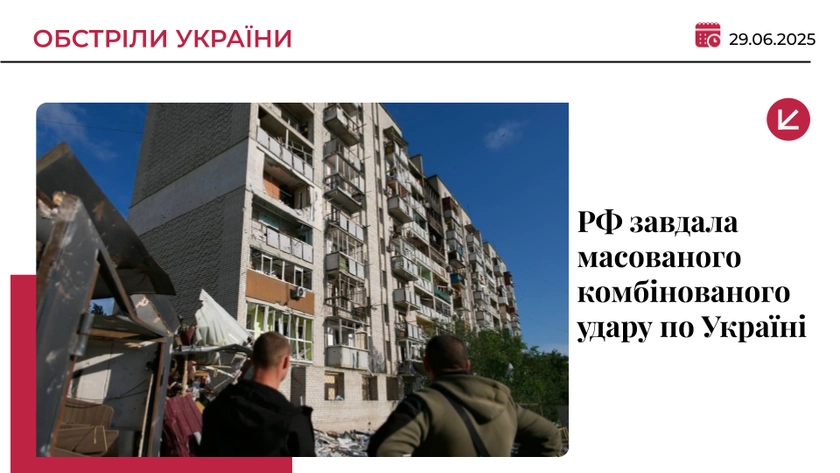 Росія масовано атакувала Україну дронами та ракетами