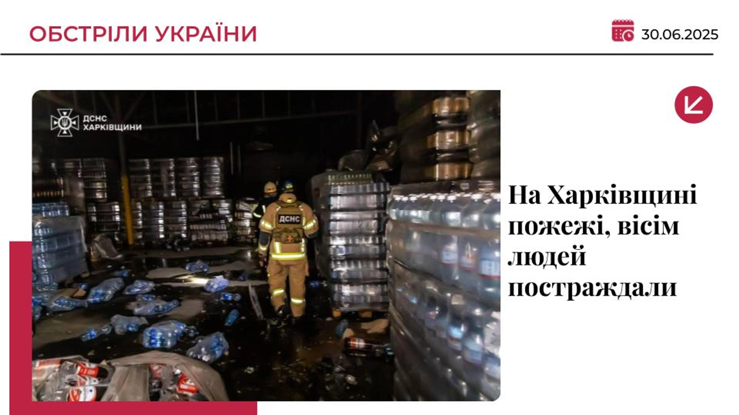 На Харківщині внаслідок атаки БПЛА постраждали вісім осіб