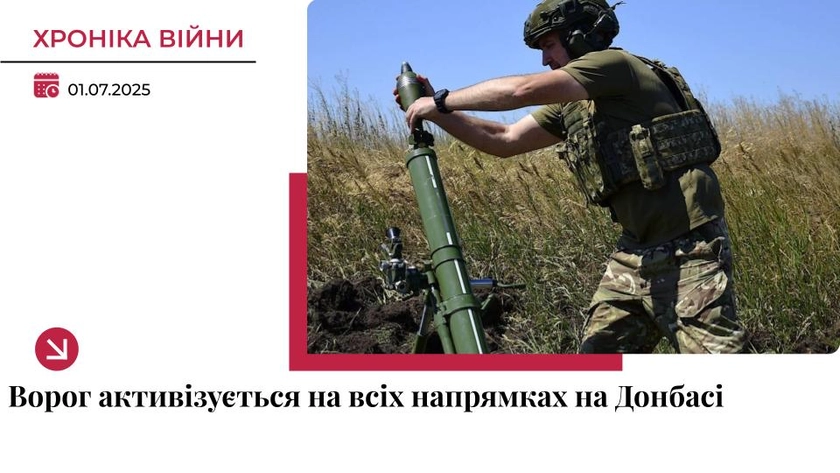 Хроніка війни: ворог активізувався на Донбасі