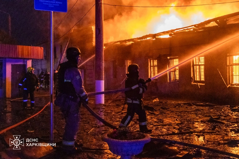 Kherson Hospital Hit, Fires Rage in Kharkiv as Russian Drone Barrage Slams Ukraine