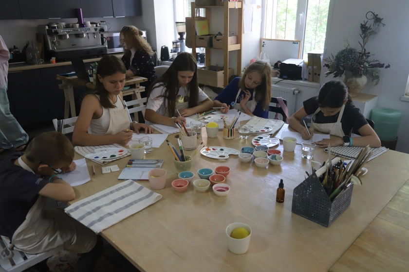 Displaced Children Explore Careers, Gain Skills in Kyiv