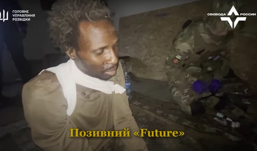 Бійці легіону «Свобода Росії» взяли в полон нігерійця, що воював за РФ