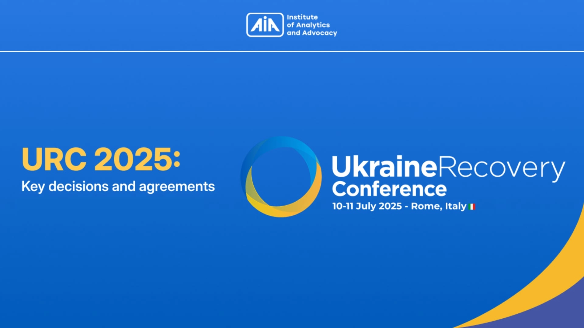 Over €10B Pledged, 200+ Deals Signed at Ukraine’s Recovery Conference