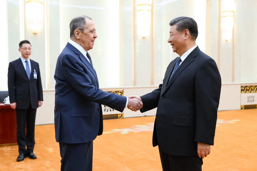 China’s Xi Vows Greater Support for Russia as Meets Lavrov