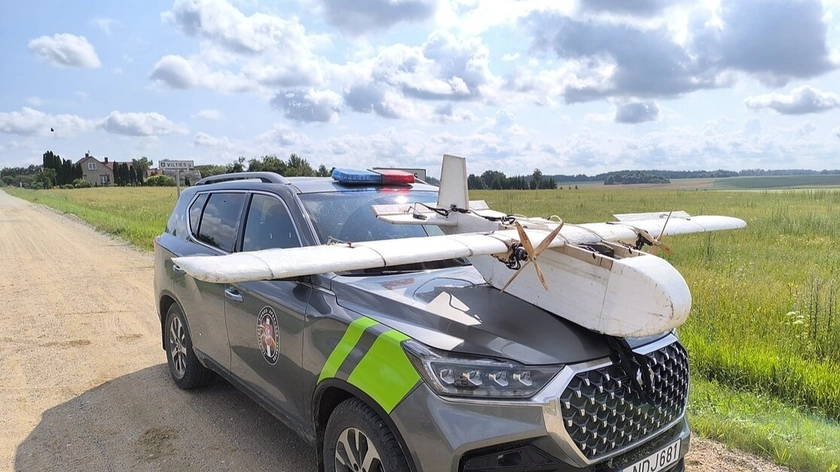 Литовські прикордонники збили БПЛА, який залетів з Білорусі