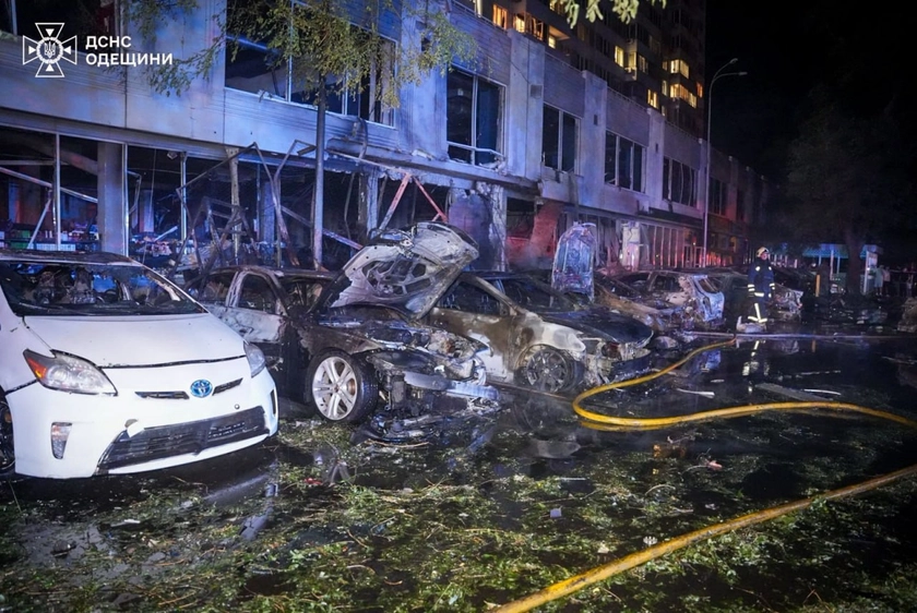Russian Drone Strike Causes Fires in Odesa, Airstrike Injures Child in Sumy
