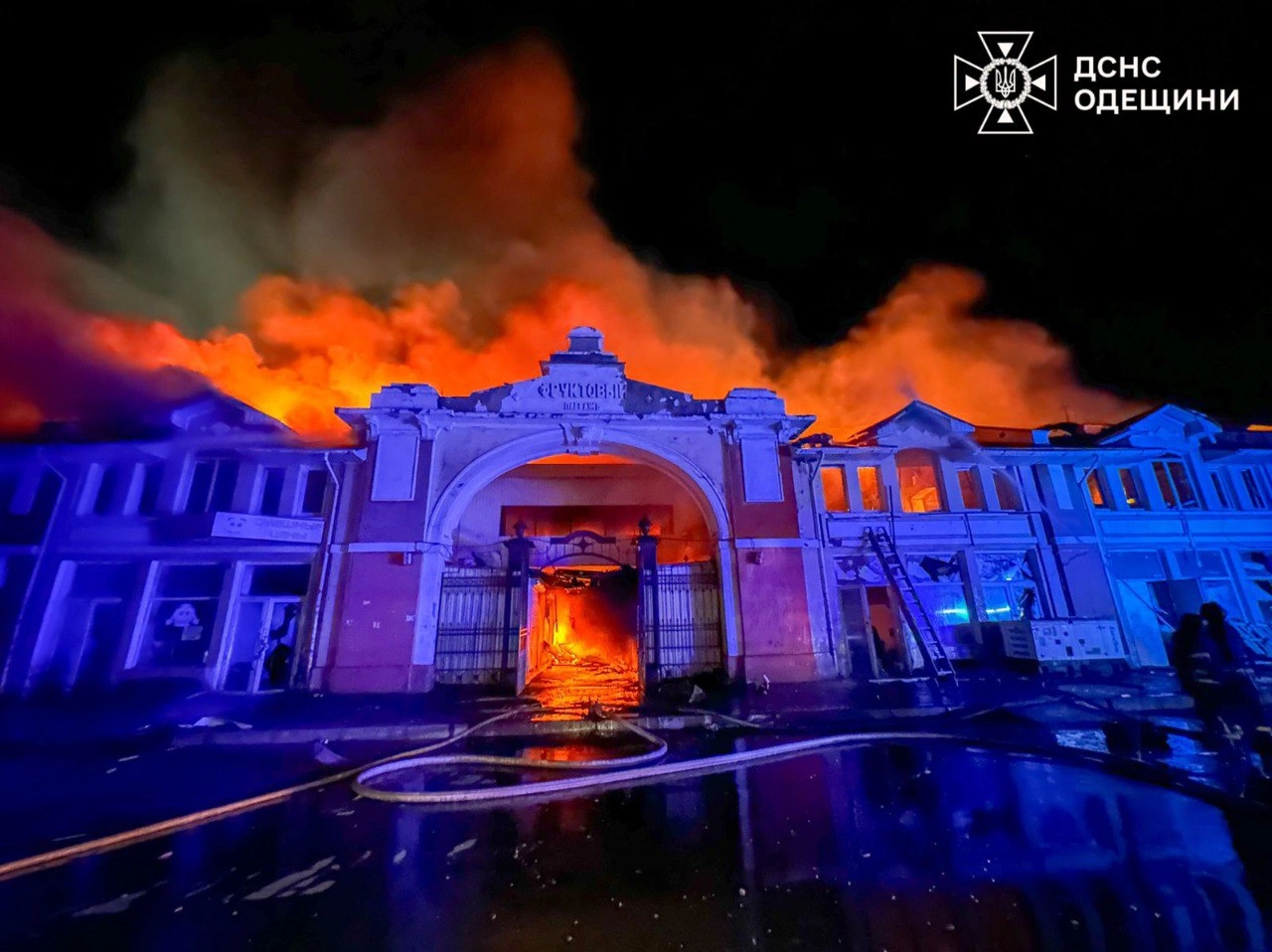 ‘It’s the Heart of the City’: Russian Drone Attack Damages Odesa’s Historic Center, Sets Iconic Market on Fire