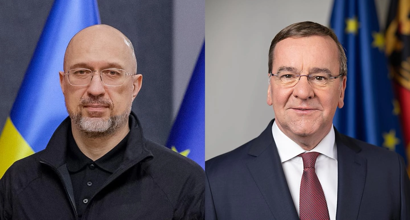 Shmyhal, Pistorius Discuss Ramstein Meeting Outcomes and Ukraine’s Defense Needs